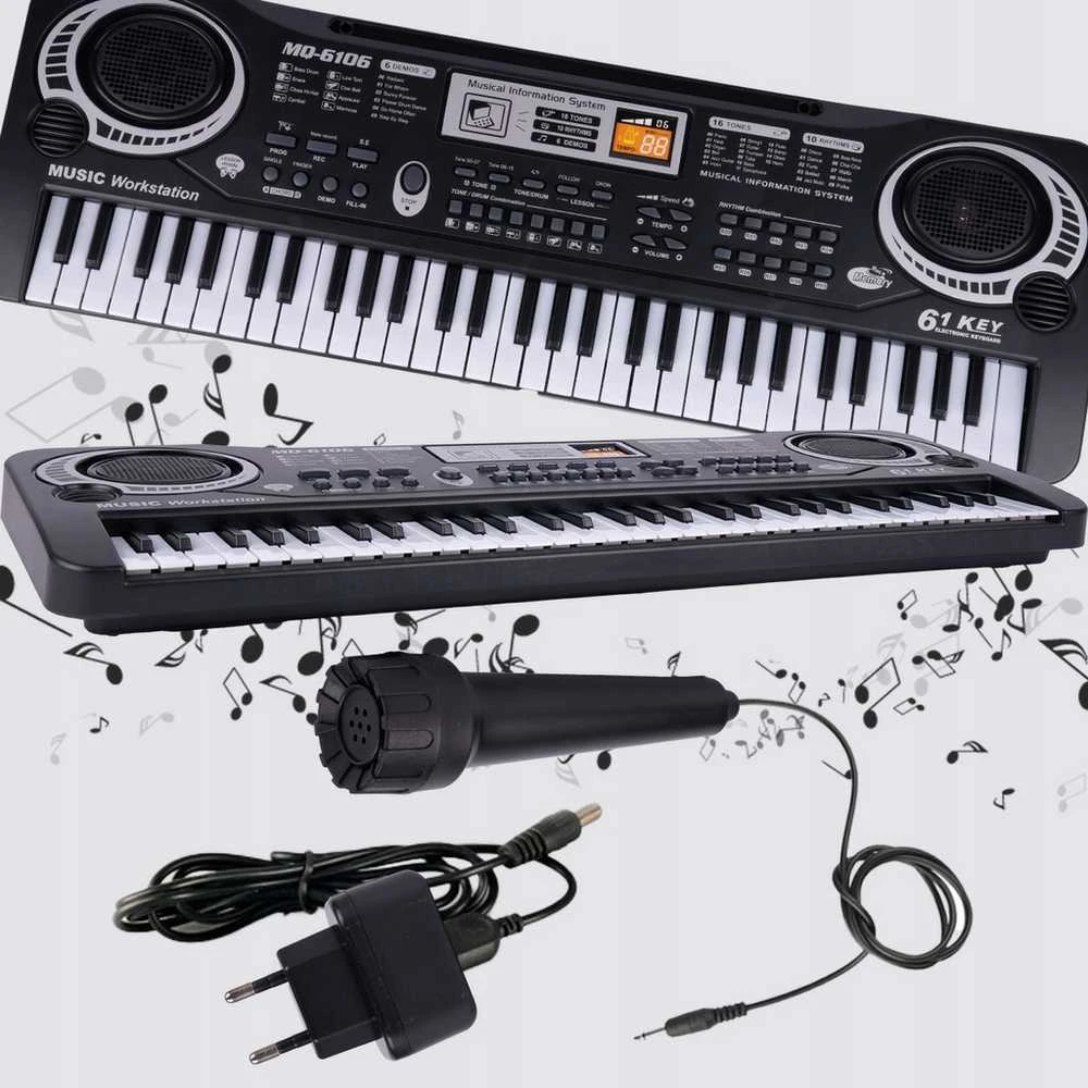 Malplay Vaikiškas pianinas, 61 klavišas, MQ6106