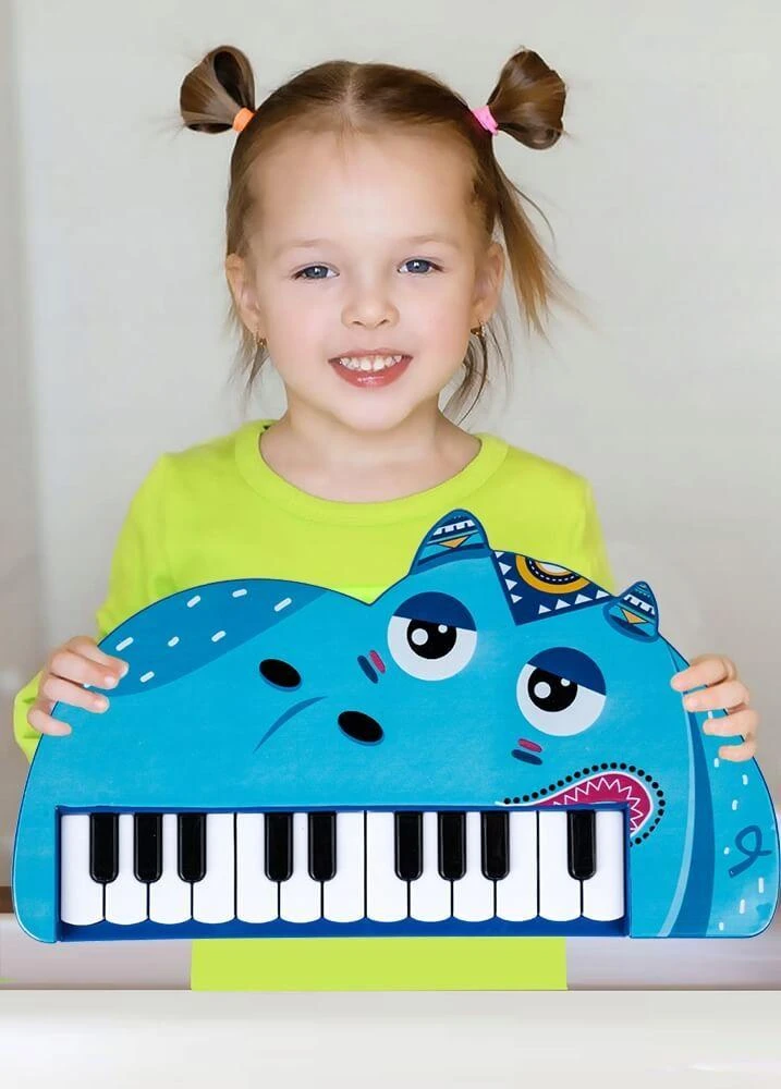 Malplay Vaikiškas pianinas Begemotukas, 22 klavišai