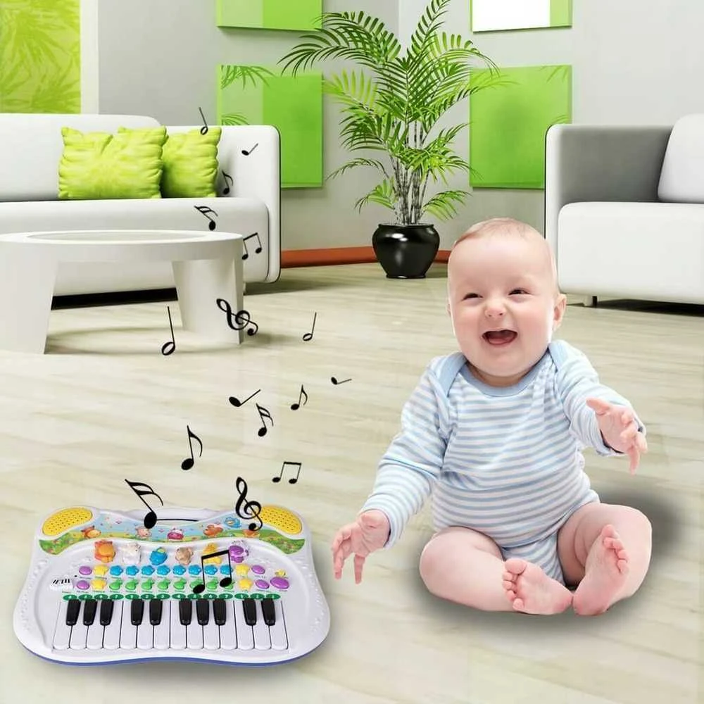 Malplay Vaikiškas pianinas Elektroniniai gyvūnai