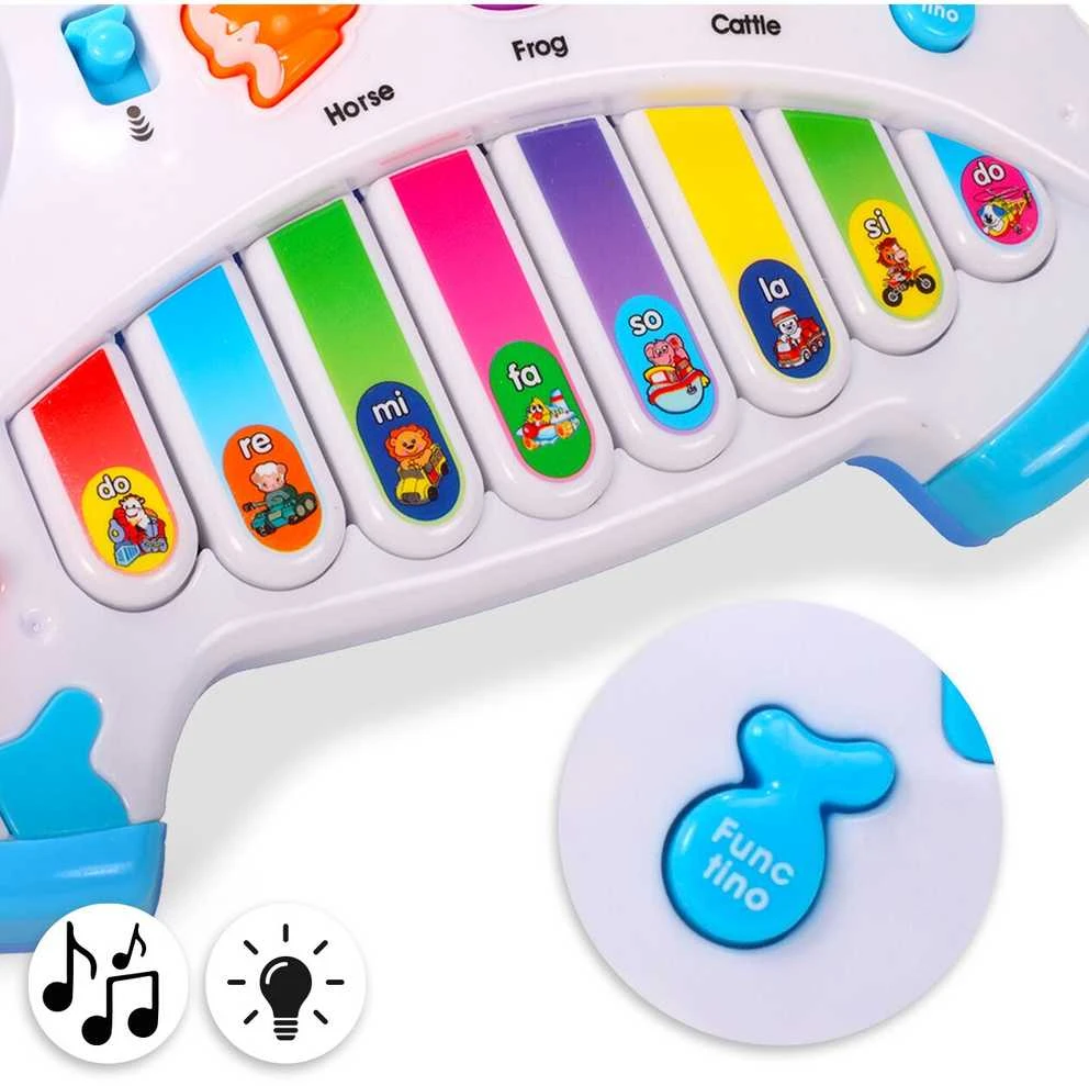 Malplay Vaikiškas pianinas Karvutė kūdikiams
