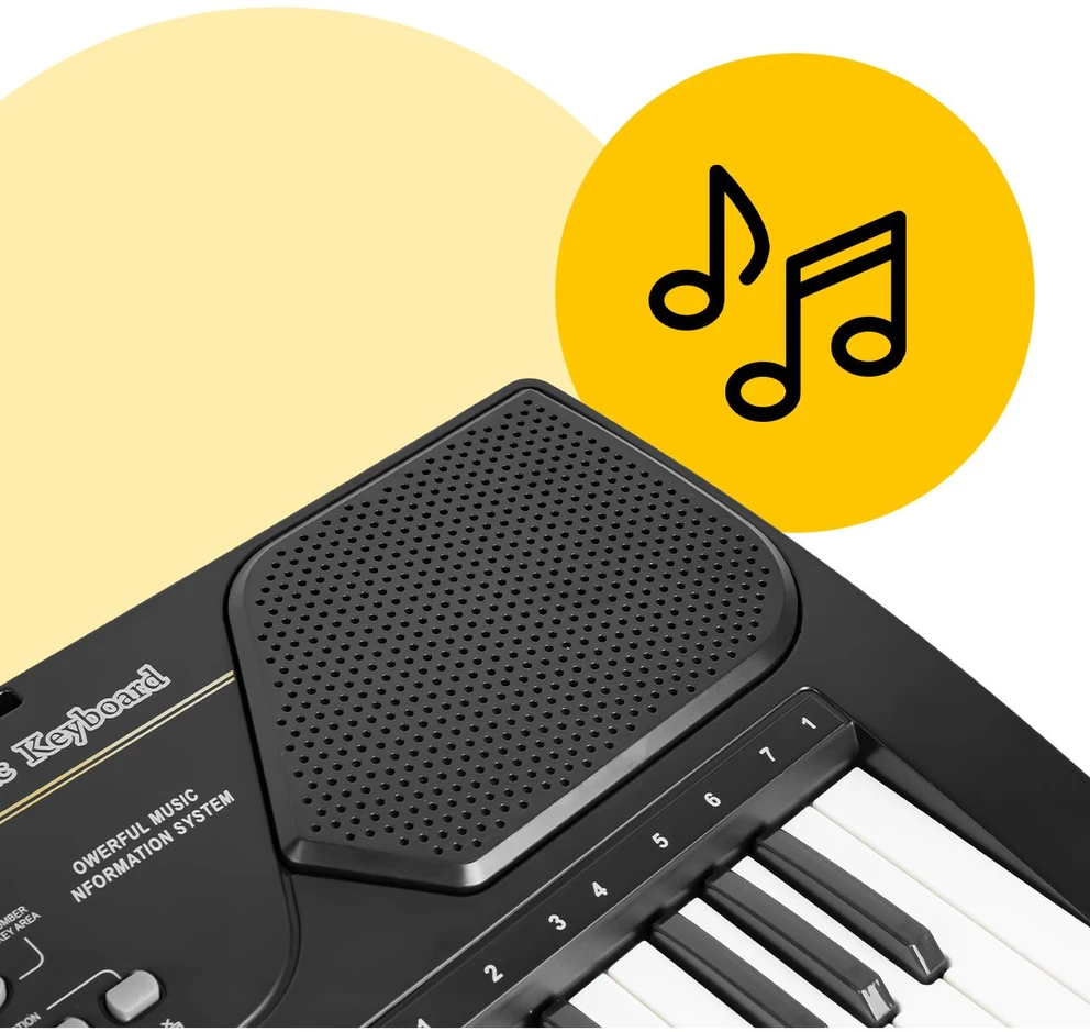 Malplay Vaikiškas pianinas su mikrofonu, 61 klavišas