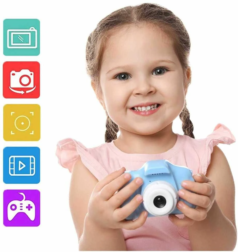 Malplay Vaikiškas skaitmeninis fotoaparatas su žaidimais
