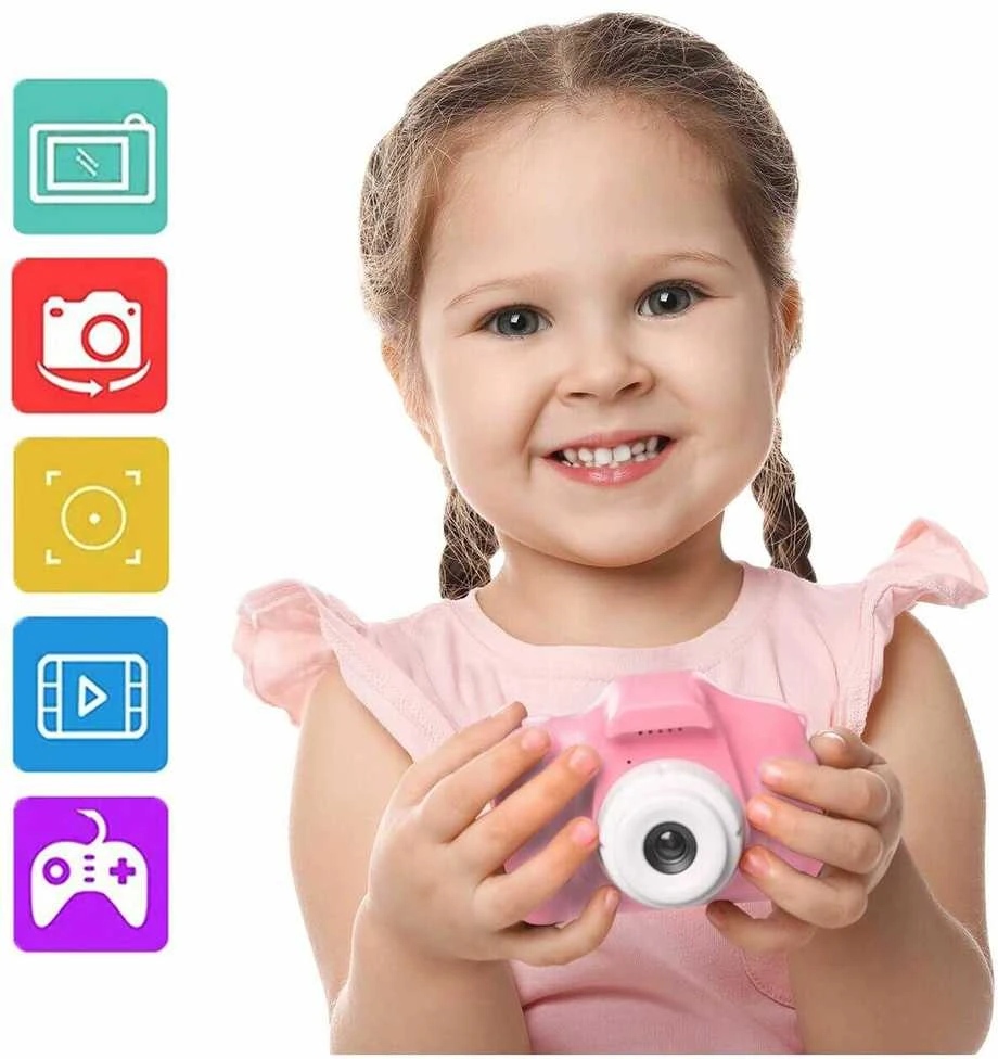 Malplay Vaikiškas skaitmeninis fotoaparatas su žaidimais