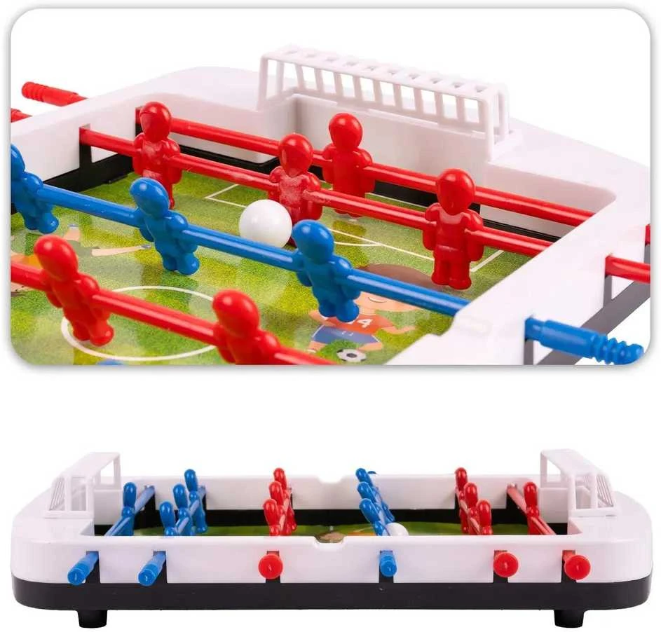 Malplay Vaikiškas stalo futbolo žaidimas 14 žaidėjų, 29 x 27 x 6 cm