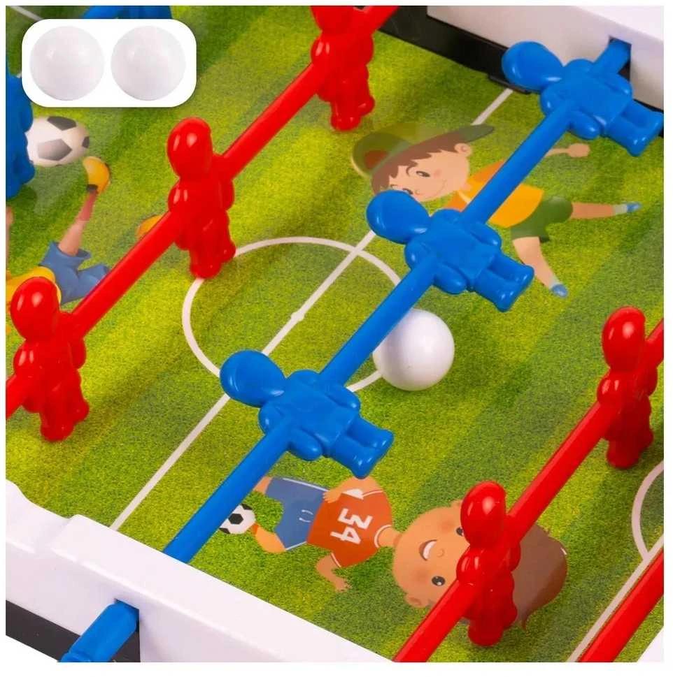 Malplay Vaikiškas stalo futbolo žaidimas 14 žaidėjų, 29 x 27 x 6 cm