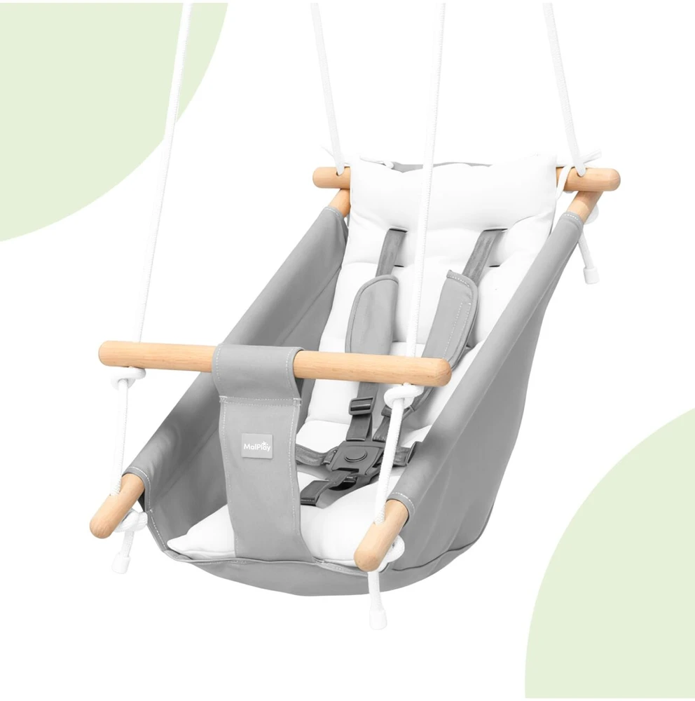 Malplay Vaikiškos sūpynės/hamakas su reguliuojamais saugos diržais, 60 kg (pažeista pakuotė)