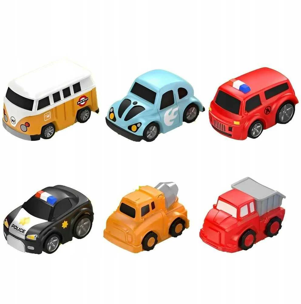 Malplay Žaislinė 5 aukštų stovėjimo aikštelė, trasa su elektriniu keltuvu ir 6 automobiliais
