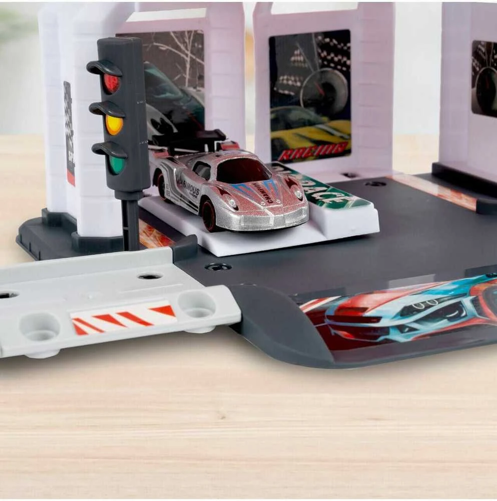 Malplay Žaislinė automobilių stovėjimo aikštelė, trasa