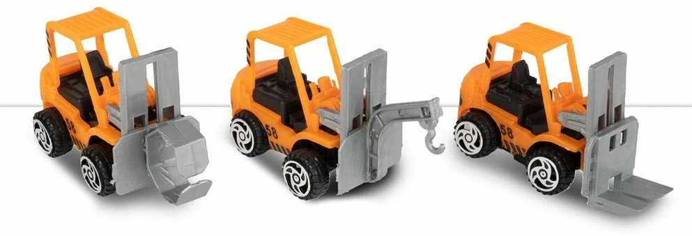 Malplay Žaislinė automobilių trasa, stovėjimo aikštelė konstruktorius su 3 automobiliais