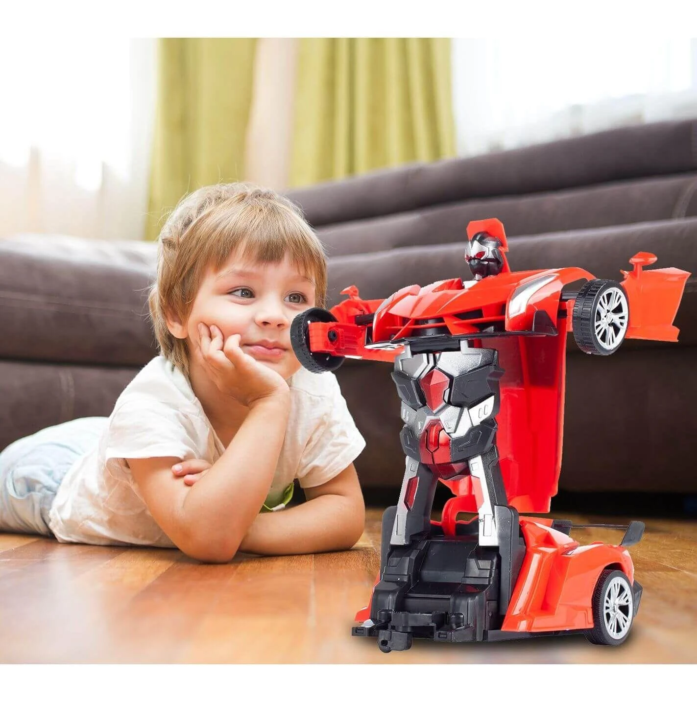Malplay Mašina transformeris su valdymo pultu