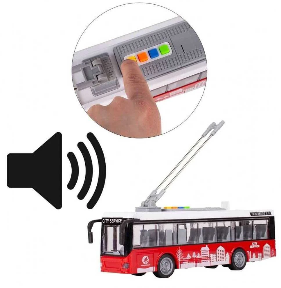 Malplay Žaislinis autobusas su šviesa, garsu ir atsidarančiomis durimis