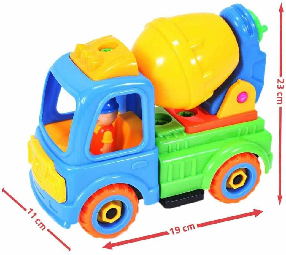 Malplay Žaislinis automobilis - konstruktorius betono maišyklė