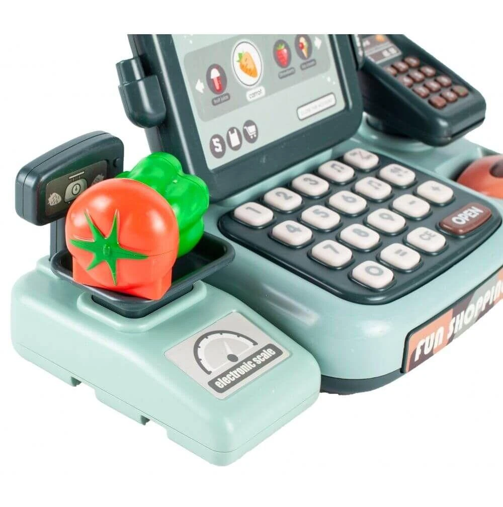 Malplay Žaislinis kasos aparatas su LCD ekranu, 24 el.