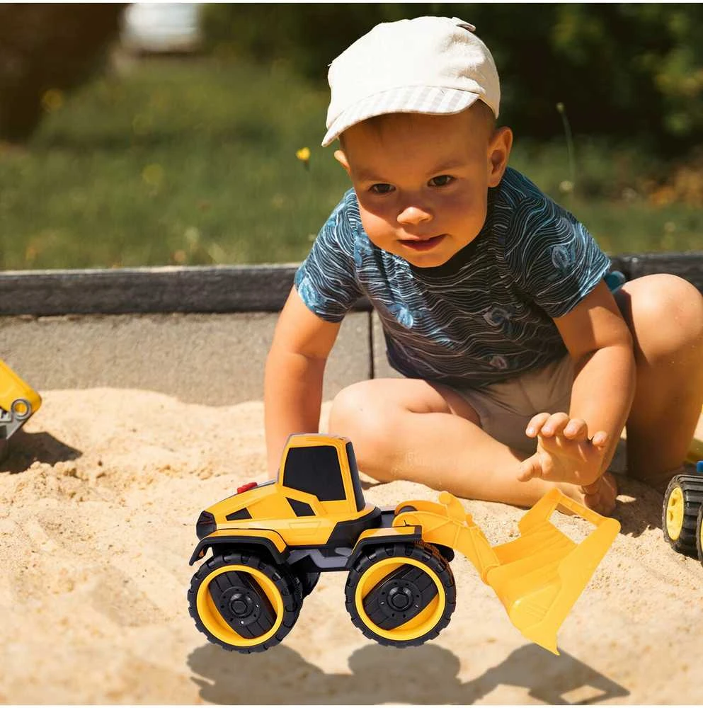 Malplay Žaislinis krautuvas ekskavatorius su pavara Buldozer Light Sound