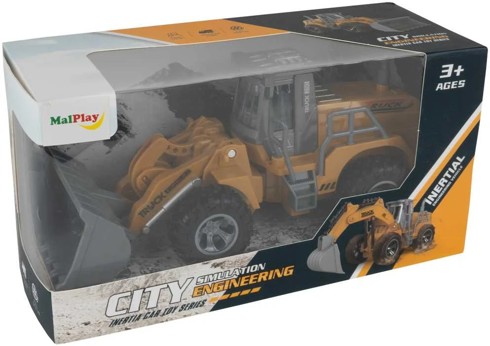 Malplay Žaislinis krautuvas ekskavatorius, 1:48