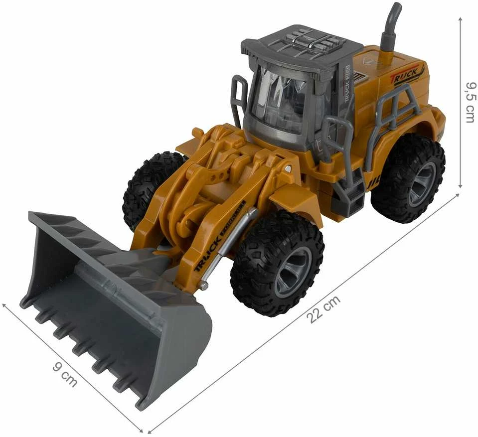 Malplay Žaislinis krautuvas ekskavatorius, 1:48