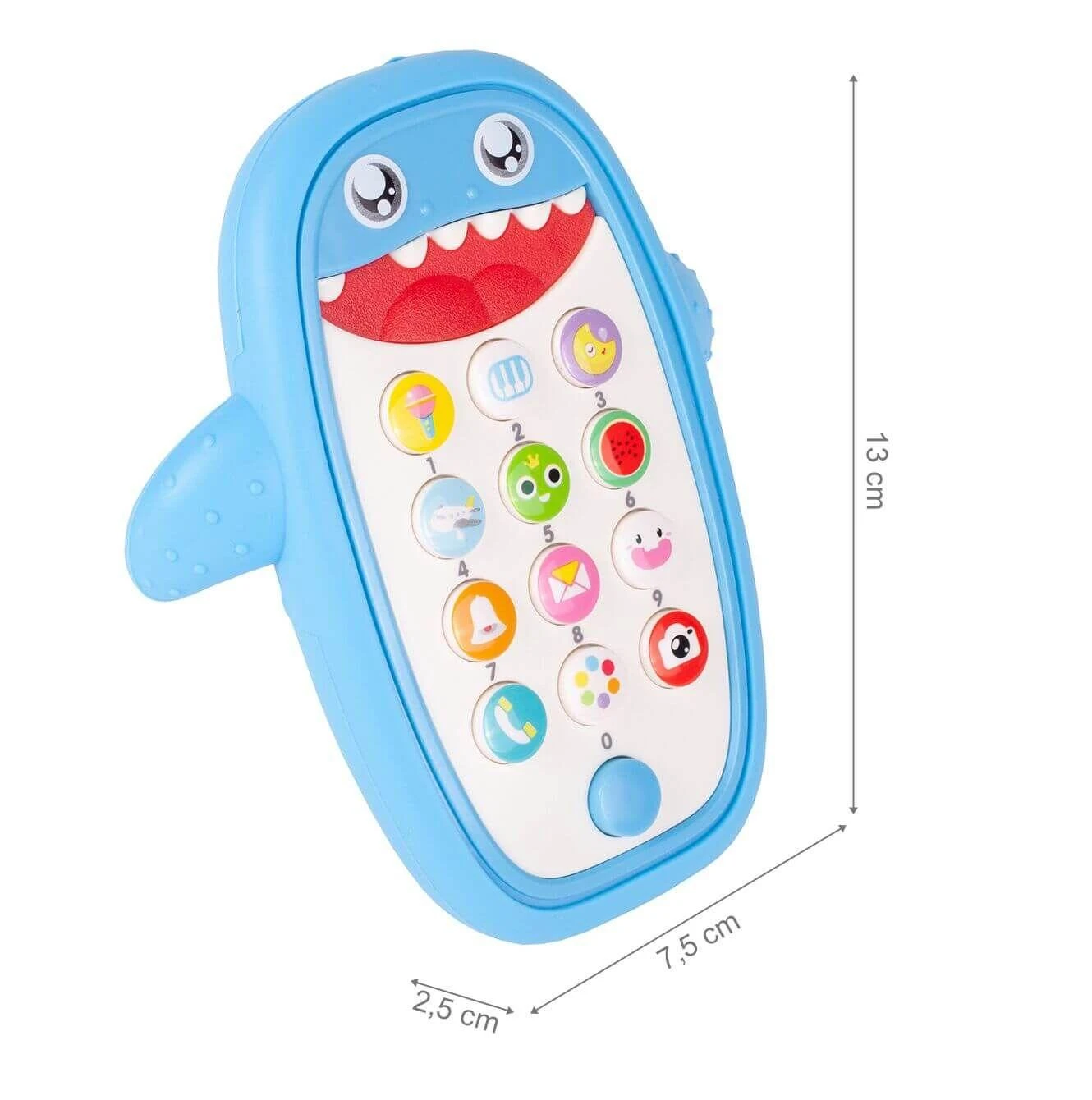 Malplay Žaislinis lavinamasis telefonas kūdikiams (anglų kalba)