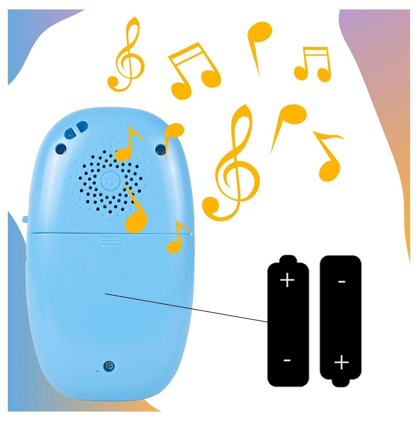 Malplay Žaislinis lavinamasis telefonas kūdikiams (anglų kalba)