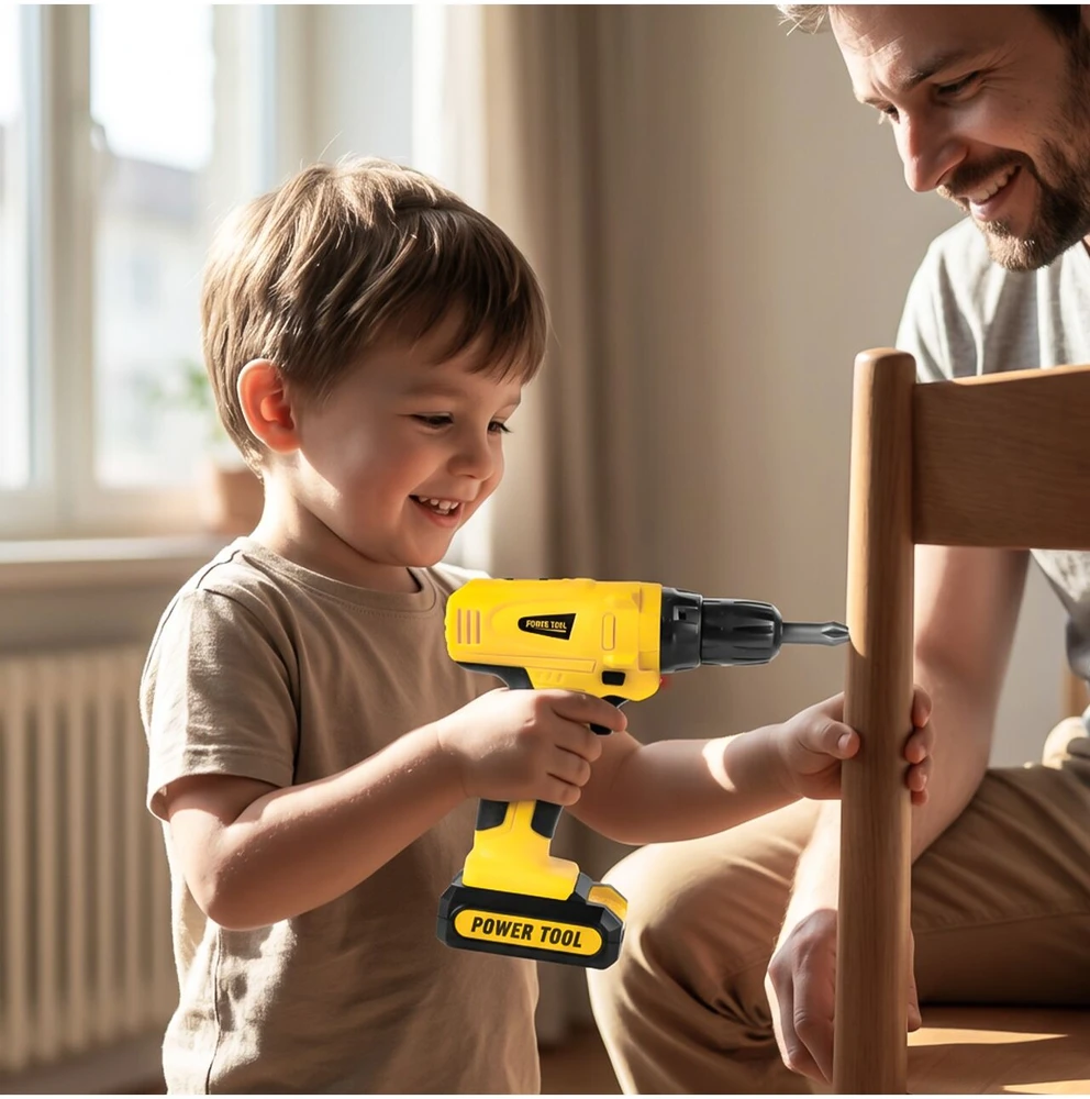 Malplay Žaislinis meistro įrankis Elektrinis gręžtuvas