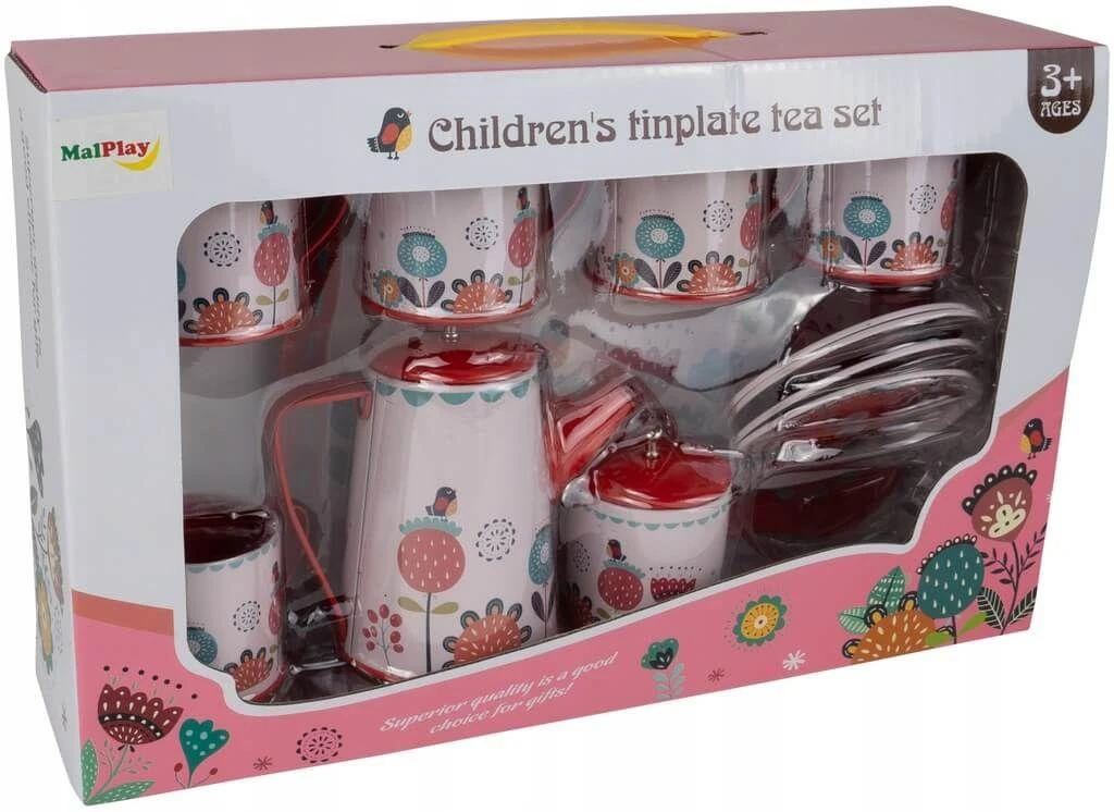 Malplay Žaislinis metalinis arbatos rinkinys