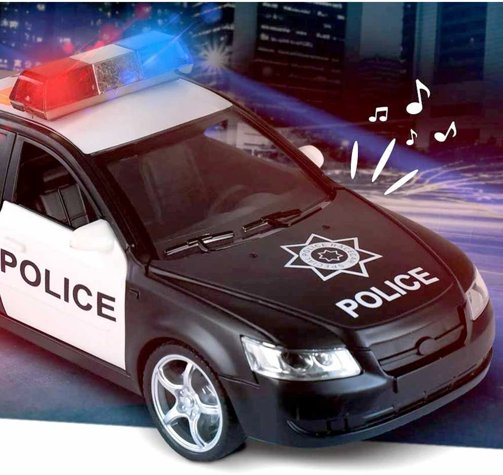 Malplay Policijos mašina su tikroviškais garso efektais