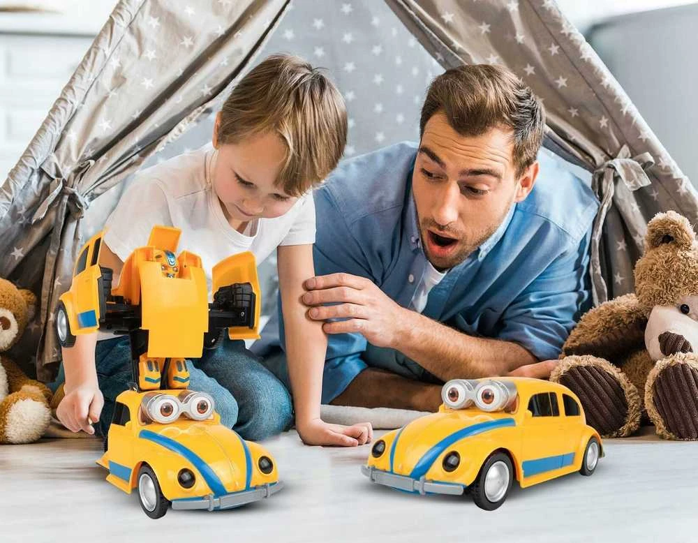 Malplay Žaislinis "Beetle" automobilis virstantis robotu