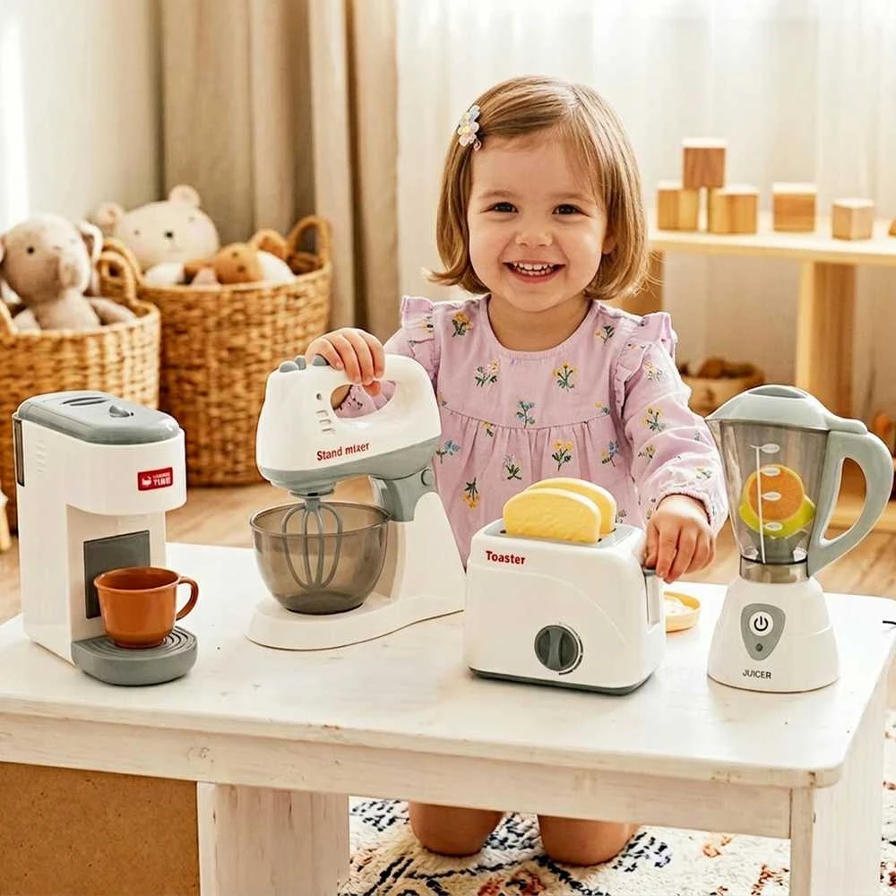 Malplay Žaislinis smulkių buitinių prietaisų rinkinys, 4in 1