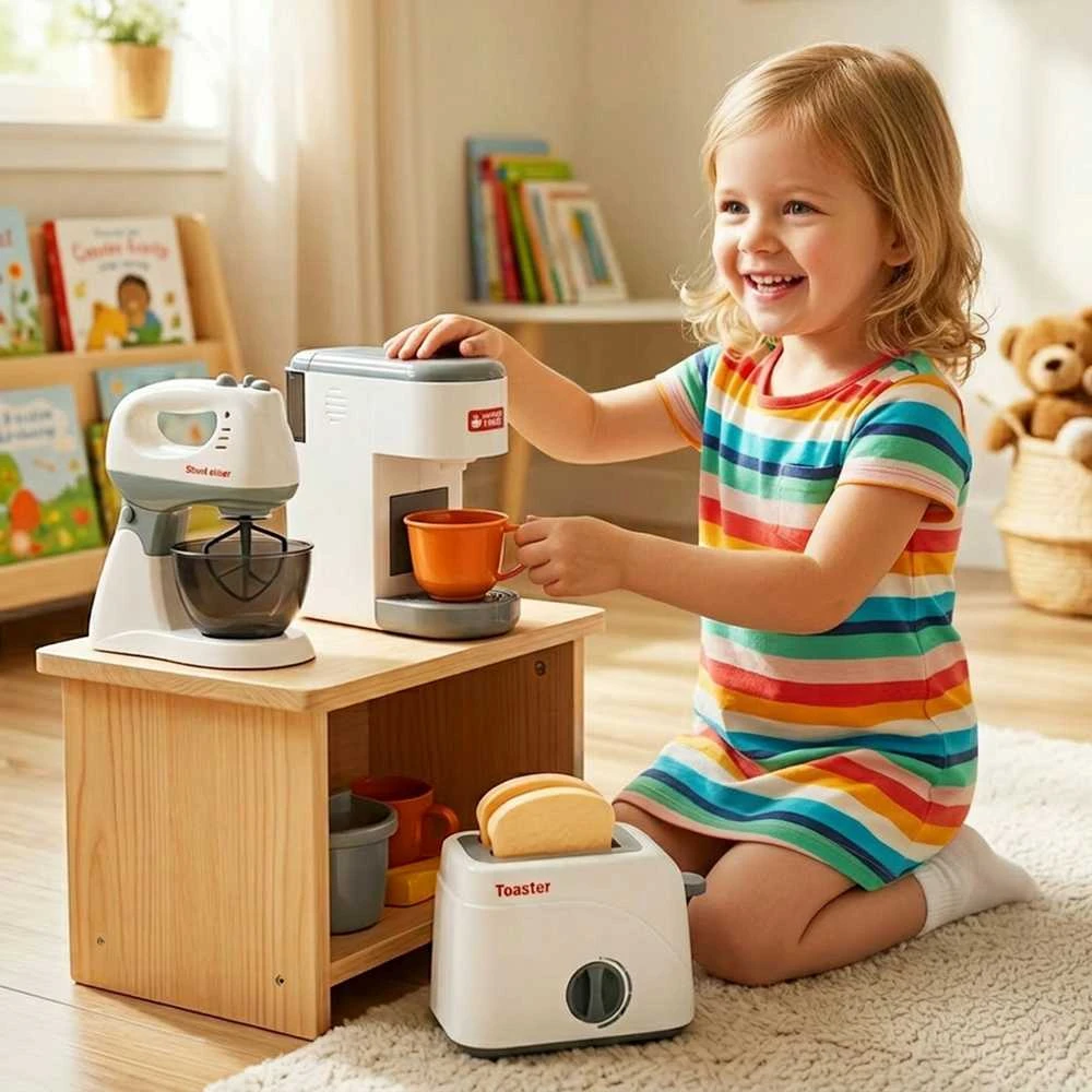 Malplay Žaislinis smulkių buitinių prietaisų rinkinys, 4in 1