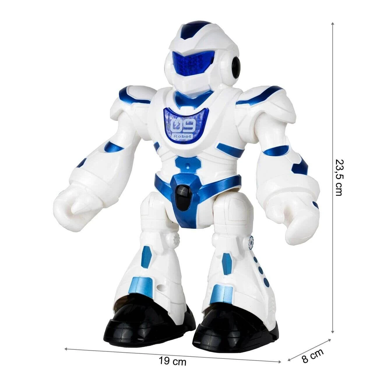 Malplay Žaislinis šokantis ir dainuojantis robotas valdomas nuotoliniu būdu, 23 cm