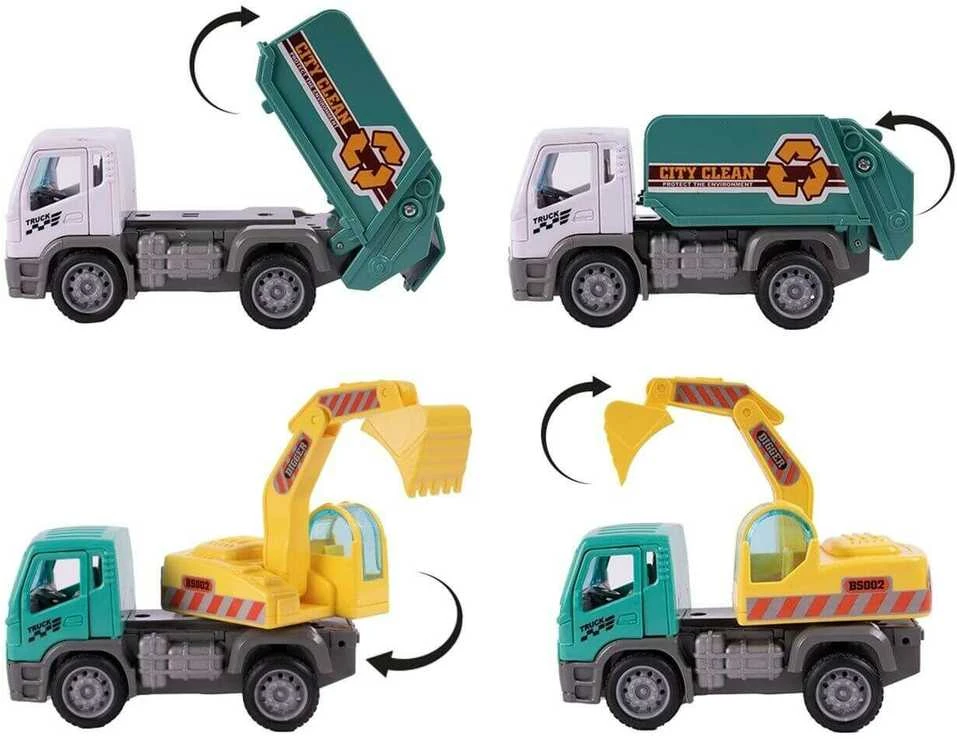 Malplay Žaislinis statybinių automobilių rinkinys