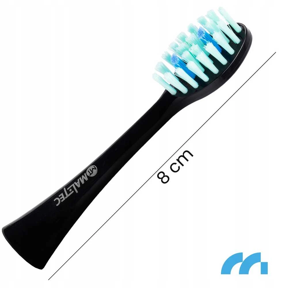 Maltec dantų šepetėlio galvutės X1 juoda, 3vnt, Sonic