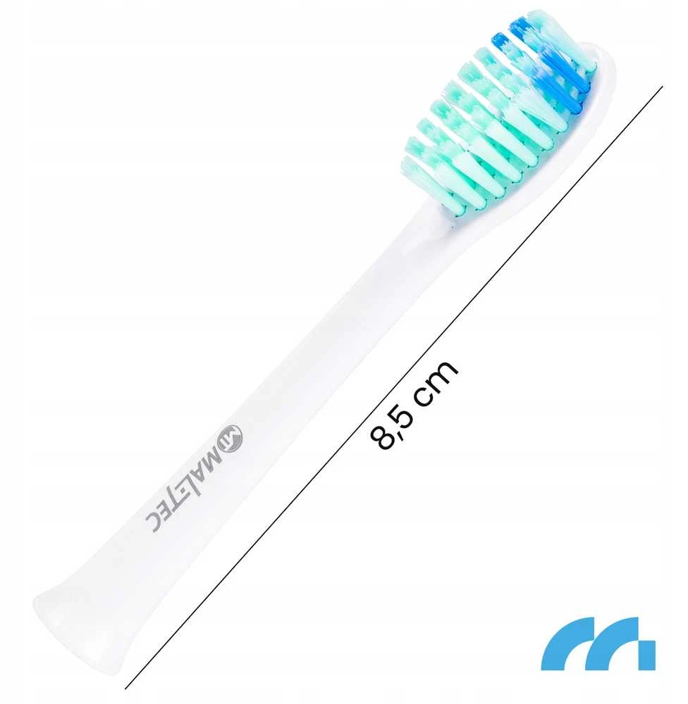 Maltec dantų šepetėlio galvutės X2in1 3vnt., balta, Sonic