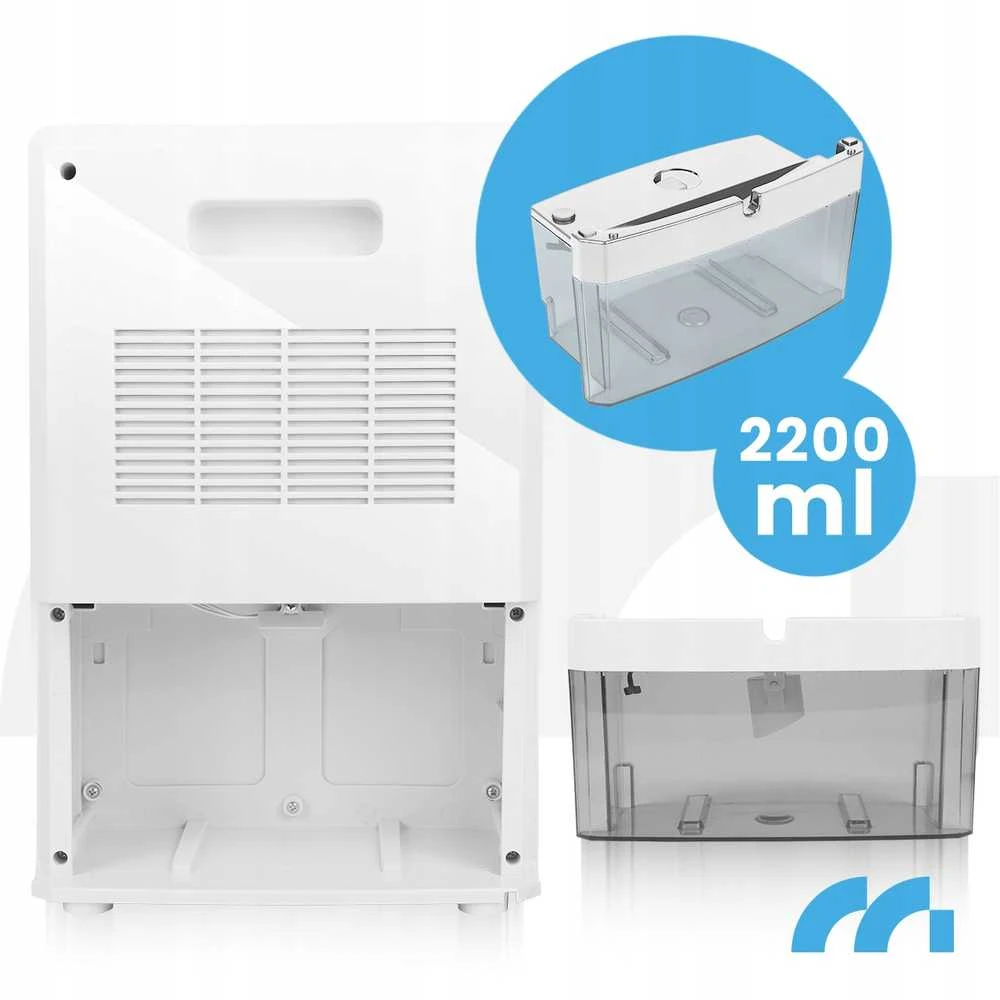 Maltec oro sausintuvas - drėgmės sugėriklis DH-2200 Baltas 2.2L 90W