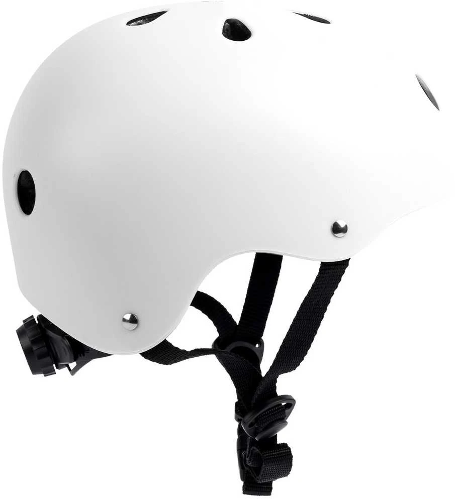 Malplay Vaikiškas dviratininko šalmas, reguliuojamas, 48–54 cm, baltas