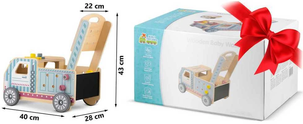 Medinis stumdukas - vaikštynė su įrankiais RK-874 Ricokids