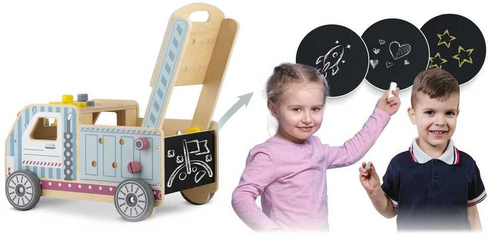 Medinis stumdukas - vaikštynė su įrankiais RK-874 Ricokids