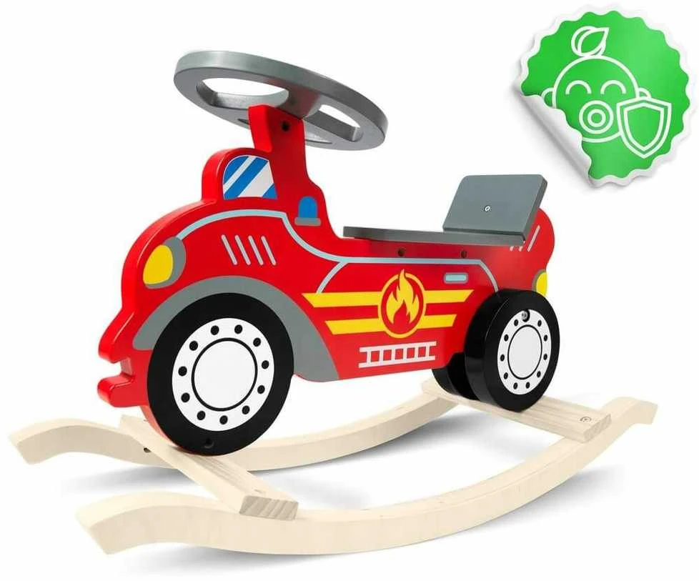 Medinis supamasis gaisrinės automobilis Ricokids