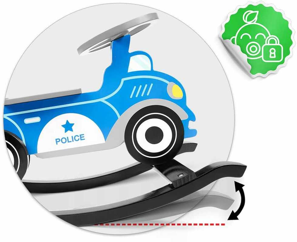Medinis supamasis policijos automobilis Ricokids