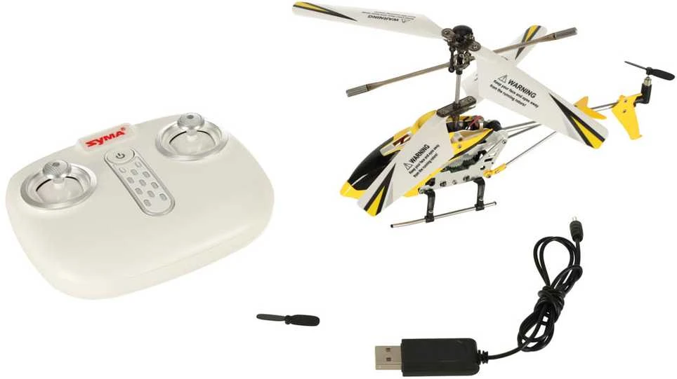 SYMA S107H RC sraigtasparnis 2.4GHz RTF geltonos spalvos