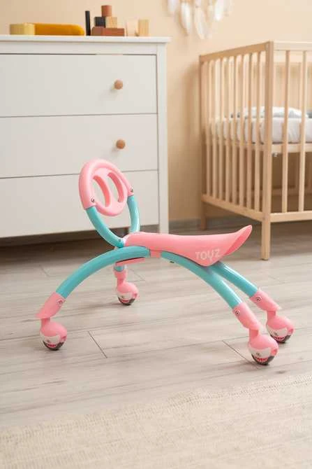 Paspiriama mašinėlė - stumdukas Toyz, Beetle, rožinė