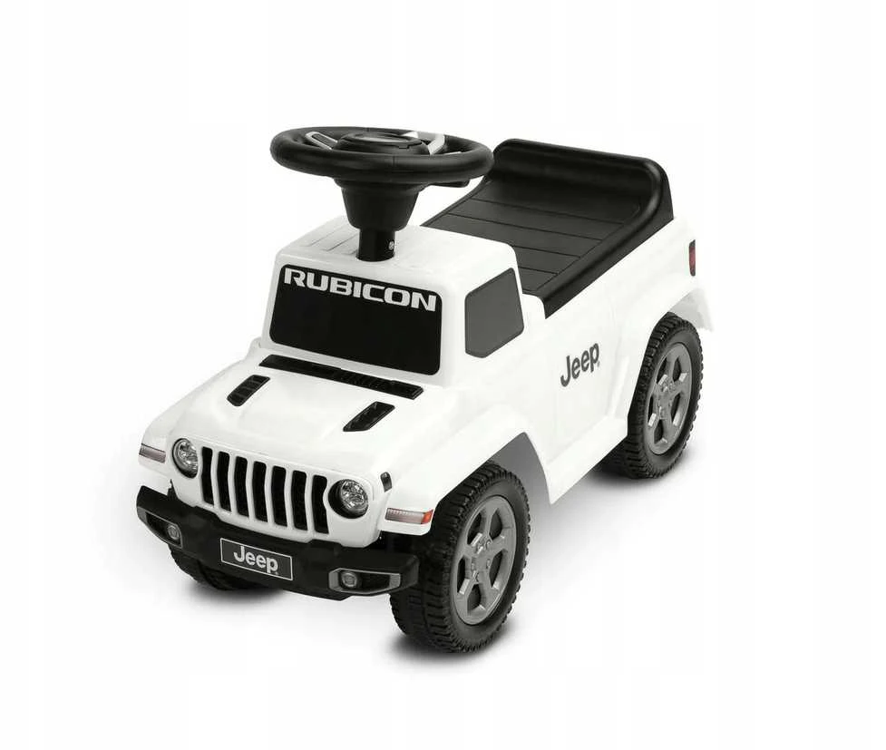 Paspiriama mašinėlė Toyz Jeep Rubicon balta