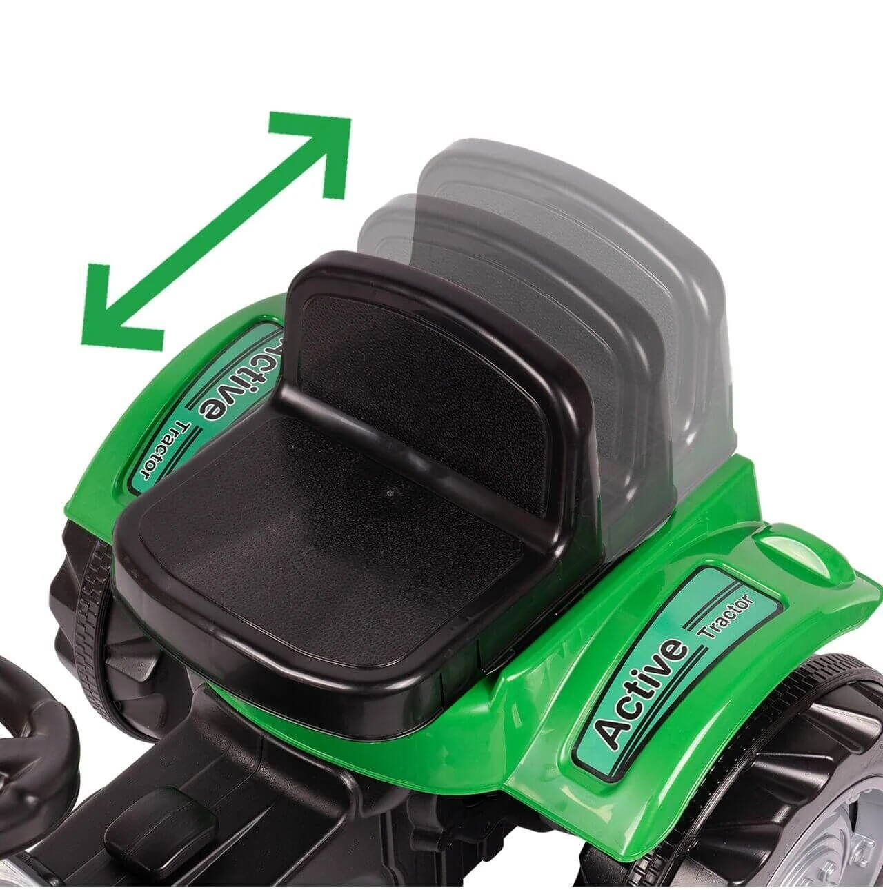 Pedalais minamas traktorius XXL su priekaba, Pilsan