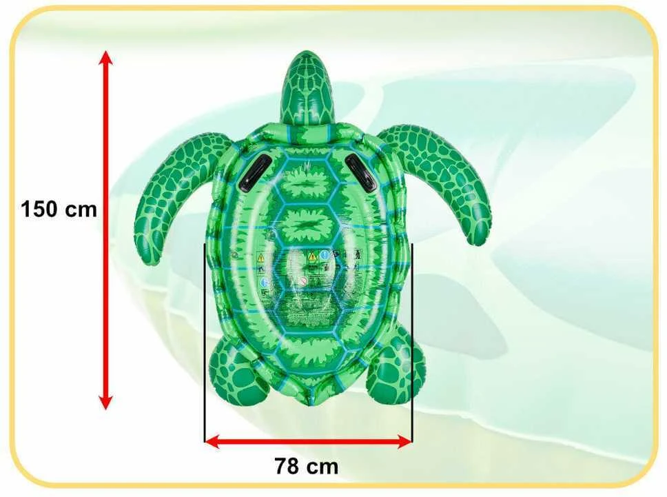 Pripučiamas plaukimo čiužinys Vėžlys, Intex, 150 cm