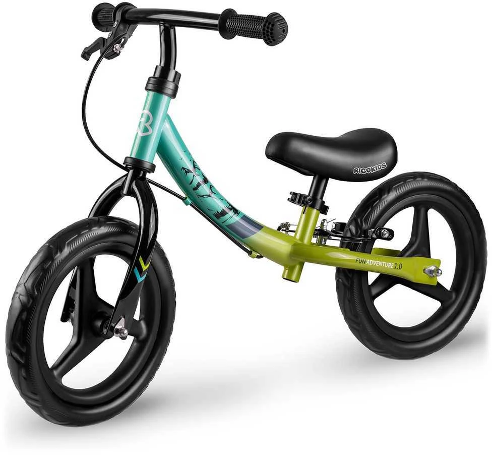 Ricokids „Fun Adventure“ vaikiškas balansinis dviratis