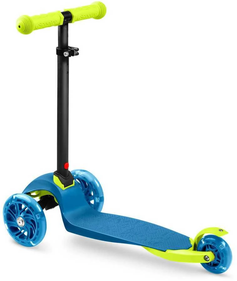 Ricokids Loco triratis paspirtukas, mėlynos ir žalios spalvos