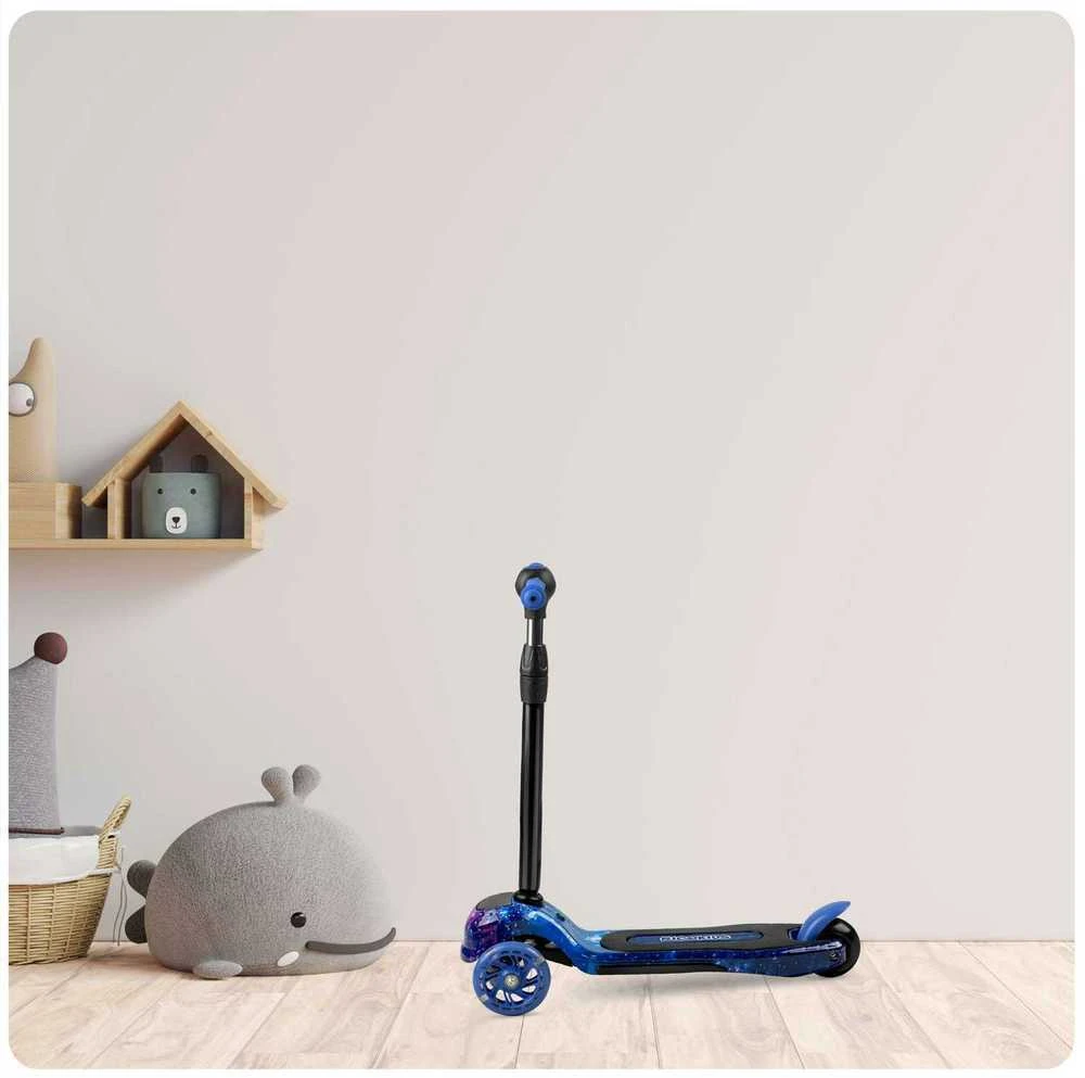 Ricokids Piko triratis paspirtukas, juodos - mėlynos spalvos
