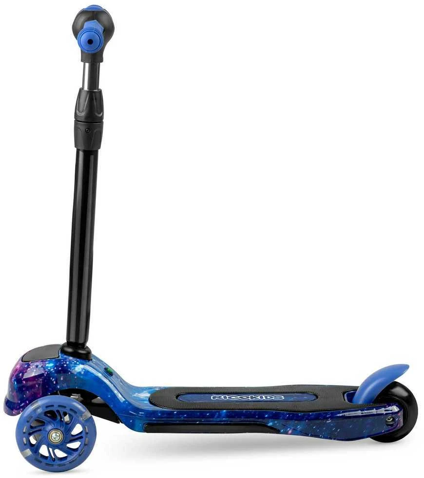 Ricokids Piko triratis paspirtukas, juodos - mėlynos spalvos