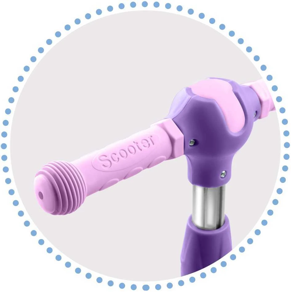 Ricokids Piko triratis paspirtukas, rožinė - violetinė