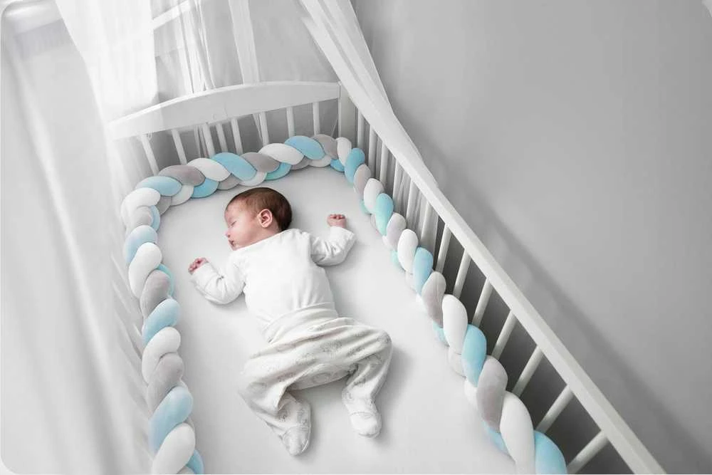 Ricokids pinta lovytės apsauga 3m - mėlynai pilka