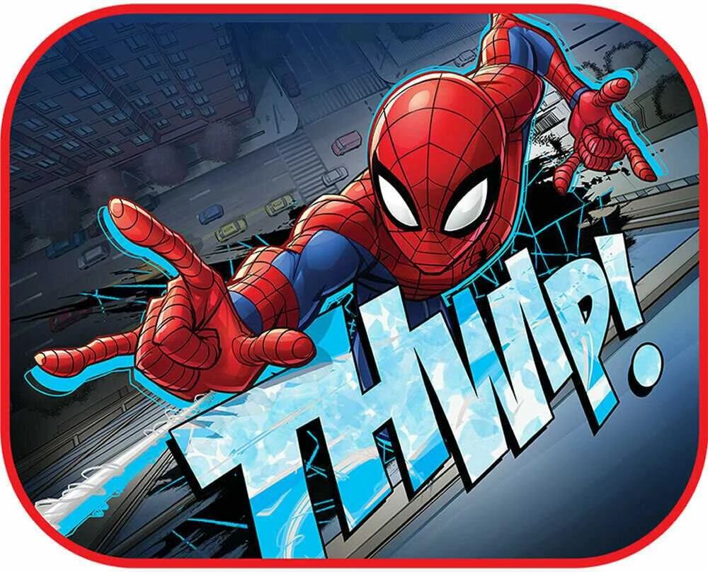 Seven Automobilių šoninių stiklų užuolaidėlės Spiderman 9323 2vnt.